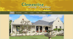 Desktop Screenshot of clementinehouse.co.za